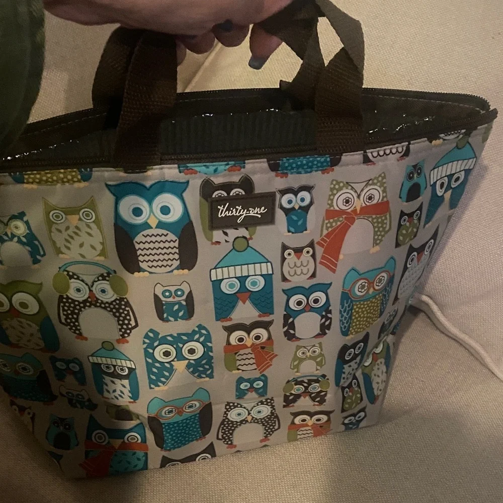 Owl Print Tote Bag - Picture 5 of 5